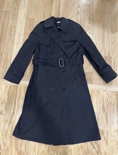 Military Black Trench COAT