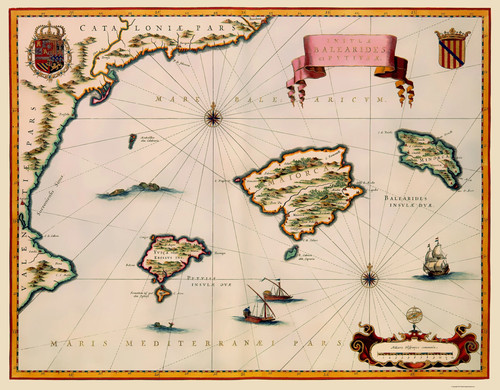 Historic map balearic - historic,