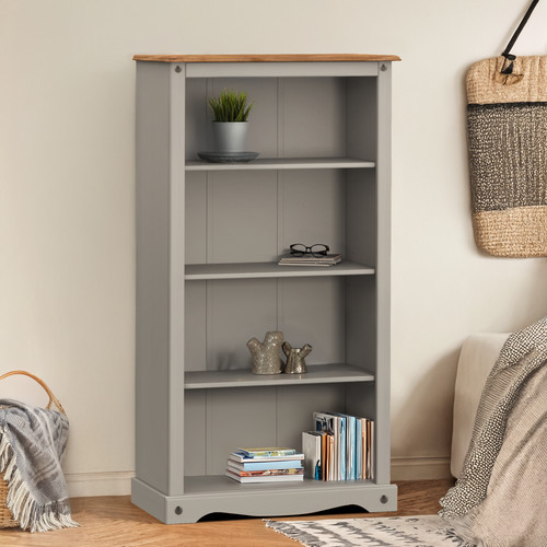 Corona bookcase grey - bookcase,