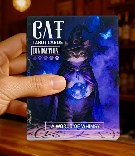 Cat tarot cards - 50pcs,,