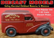 FORD POPULAR FORDSON 5CWT VAN ABBEYCOLOR; 1:43 SCALE CORGI CLASSICS MODEL IN BOX
