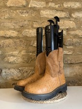 Ariat Fatbaby Western Womens Brown Leather Cowboy Boots Size UK 5 Vintage