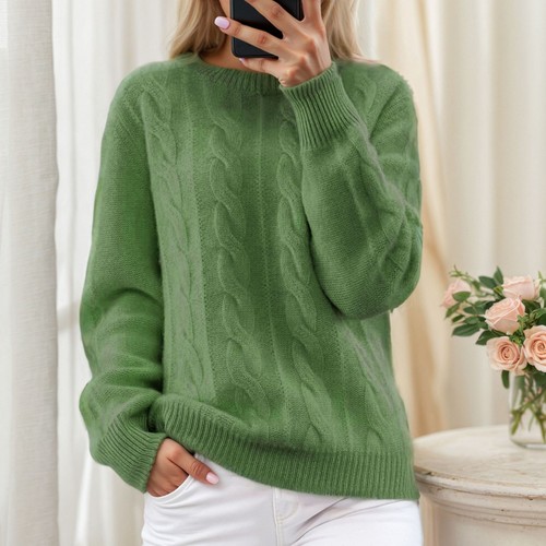 Ladies long sleeve sweater - long,