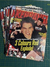 KERRANG ! Magazines JOB LOT x 12 from 1990s 90s Lot C With Centre Posters