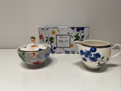 Sugar bowl creamer set - sugar,