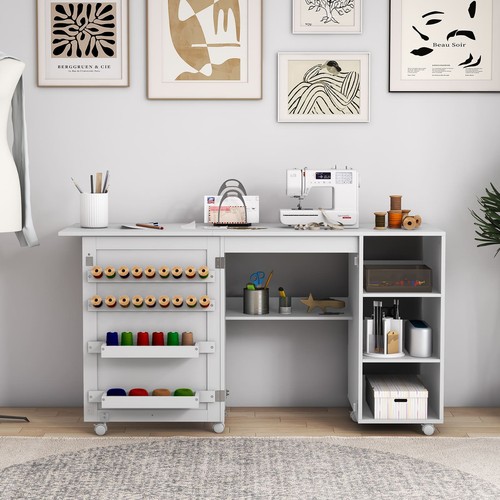 Foldable sewing workbench - sewing,