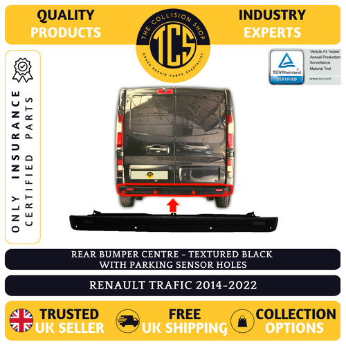 Rear bumper centre - rear,