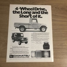 GUNS36 MAGAZINE ADVERT 12X9 DAIHATSU F25/F50 LONG WHEEL BASE
