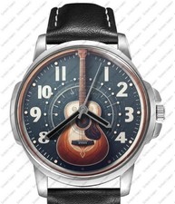 Acoustic Guitar Lover Art Unique Rare Beautiful Gift Wrist Watch UK Fast LATEST