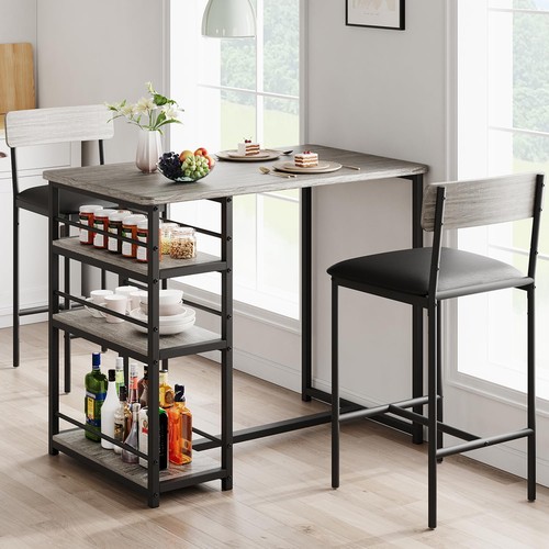 Dining table and chairs - table,