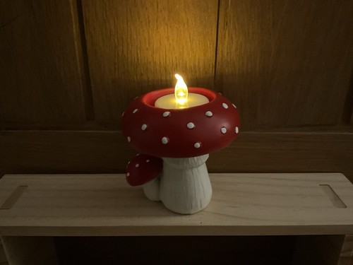 Ceramic toadstool tea - ceramic,