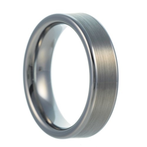 Tungsten carbide band wedding - tungsten,