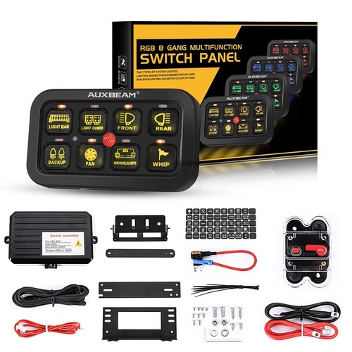 Auxbeam rgb gang switch - auxbeam, 8