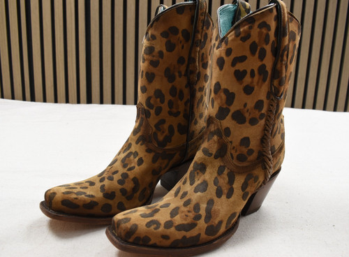 Corral ladies brown - ladies, leopard