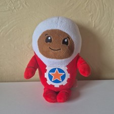 Go Jetters LARS Red Soft Toy Teddy Plush Cbeebies
