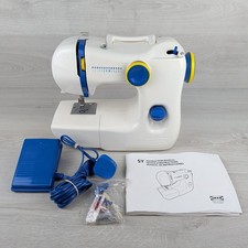 IKEA SY Sewing Machine E1001 220-240V 70W White Blue with Foot Pedal Tested
