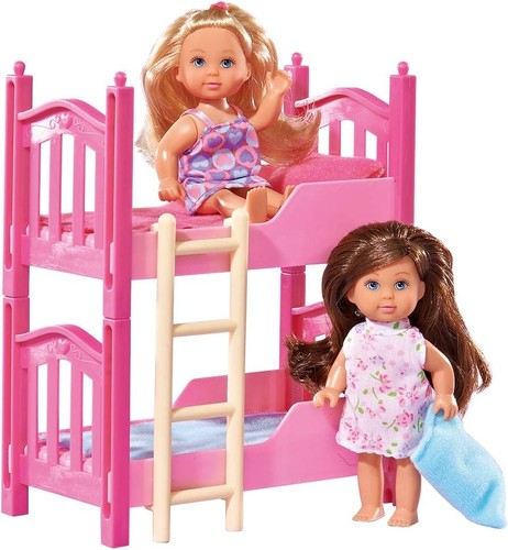 12cm doll bunk bed playset - 12cm,
