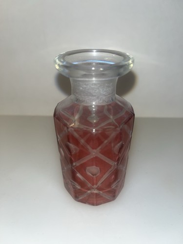 Vintage bohemian cranberry - bohemian, cut