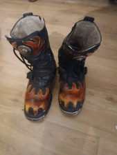 New Rock Boots Black Leather