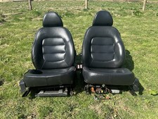 Pair of Peugeot 406 Coupe V6 Leather Seats - Front (Electric and Heated)
