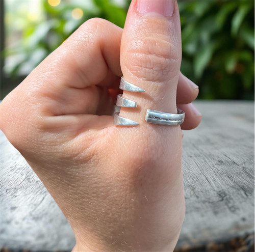 Sterling fork ring 25 - fork,