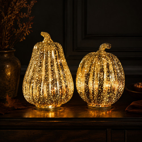 Set led pumpkin ornaments - 2,