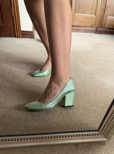 Sergio rossi metallic green - rossi,