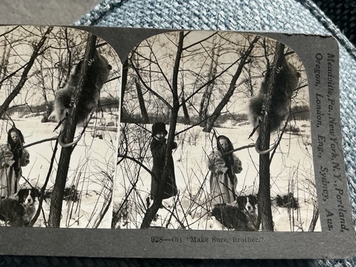 Antique stereoscope card made - stereoscope,