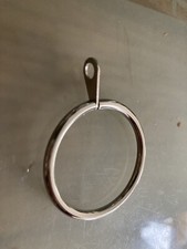 Large Silver Curtain Pole