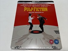 Quentin Tarantino Pulp Fiction 4K UHD Blu-ray SteelBook U.K. Exclusive