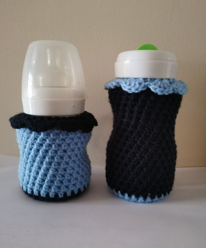 Handmade crochet baby - , bottle
