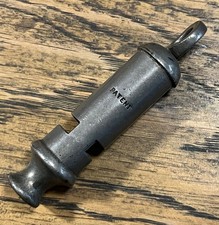 Vintage  General Service Whistle by J Hudson & Co  Simply Stamped " Patent"