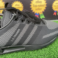 2022 Adidas Originals LA Trainer Weave Men,s Black,Grey Trainers UK 8