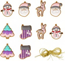 10pcs Moose Snowman Christmas