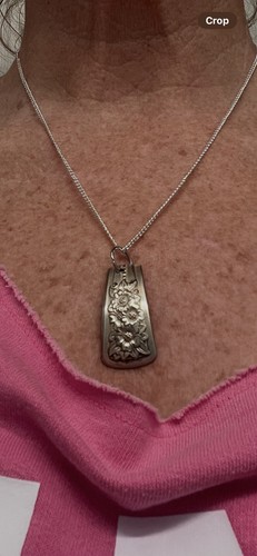 Spoon handle necklace - handle,