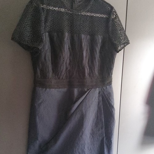Black navy shift dress - shift,