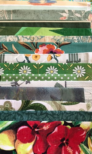 500g vintage cotton fabric - 500g,