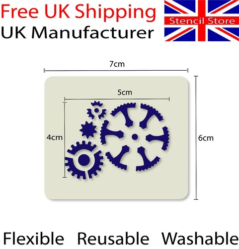 Small steampunk cogs - small,