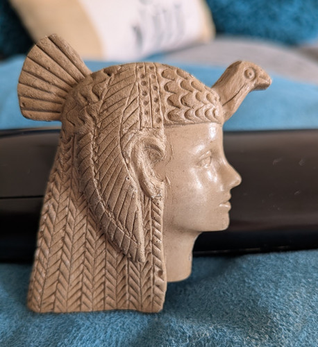 Vintage egyptian queen relief - vintage,