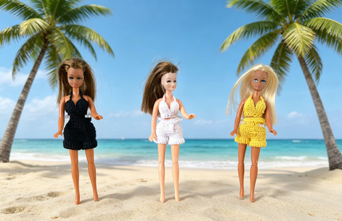 Hand crochet dolls - crochet, clothes