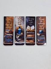 Set Of 4 Magnetic Bookmarks