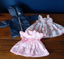 ? Zapf 43cm Baby Born Doll ? Adorable Dress Jacket - Dolls Clothes bundle