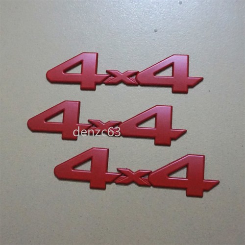 4x4 red matte big - matte, metal