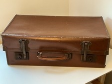 Vintage old style suitcase - old,