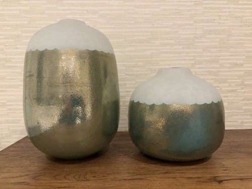 Opal effect vases - opal,