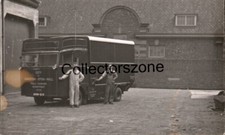 1930's Hull Refuse Collectors with truck Real Photo Postcard unposted v2