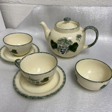 7pc Vintage England Handpaint