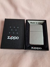 ZIPPO LIGHTER UNUSED OLD UNWANTED GIFT FROM 2015 WITH ENGRAVED MESSAGE,NEW BOXED