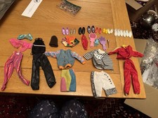 Vintage Sindy Clothes Bundle 1980s  Outfits Tops,Trousers,Shoes,Microphone/brush