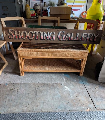 Fairground shooting gallery